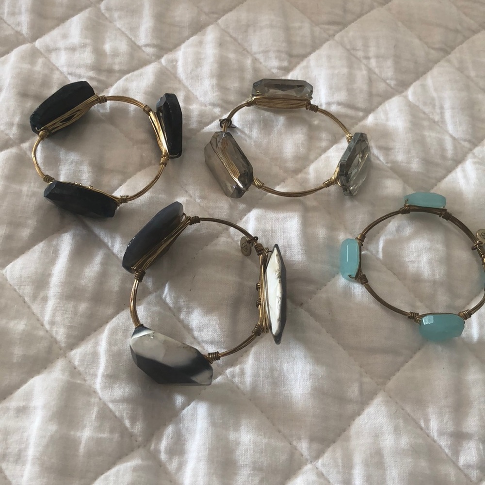 Bourbon and Bow ties bracelets